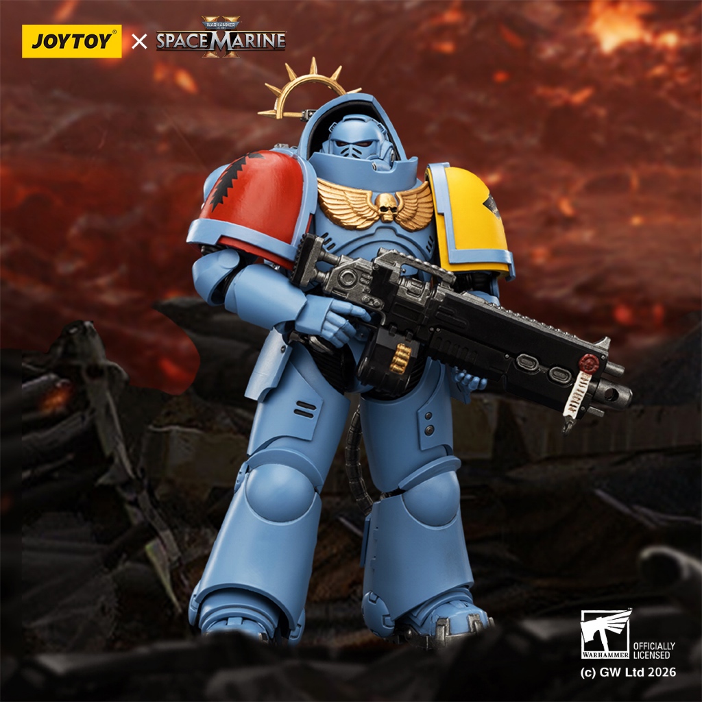 Game Edition Space Wolves Heavy Intercessor with Heavy Bolt Rifle and Bolt Pistol - main product image
