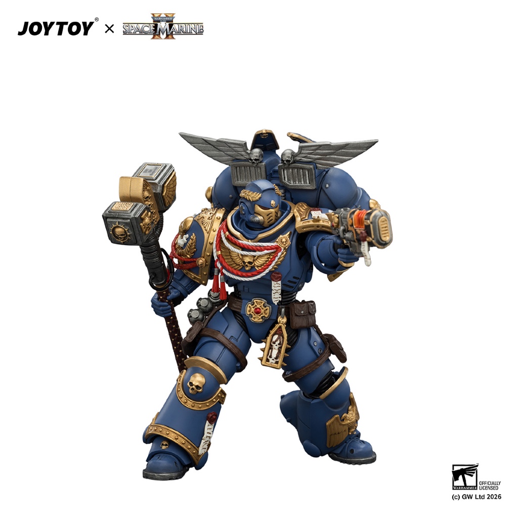 Game Edition Ultramarines Assault Intercessor with Jump Pack, Thunderhammer and Neo-volkite Pistol - view 4