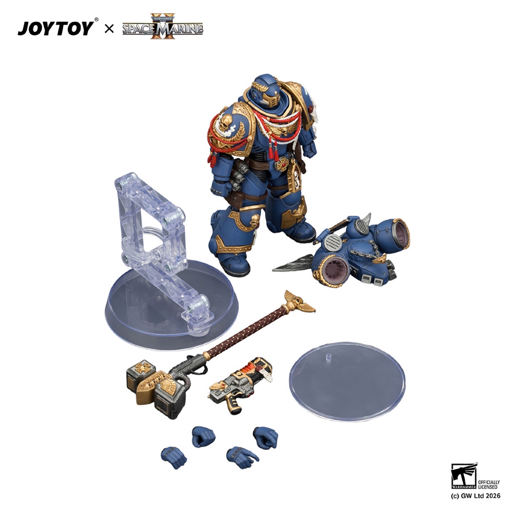 Game Edition Ultramarines Assault Intercessor with Jump Pack, Thunderhammer and Neo-volkite Pistol - view 6