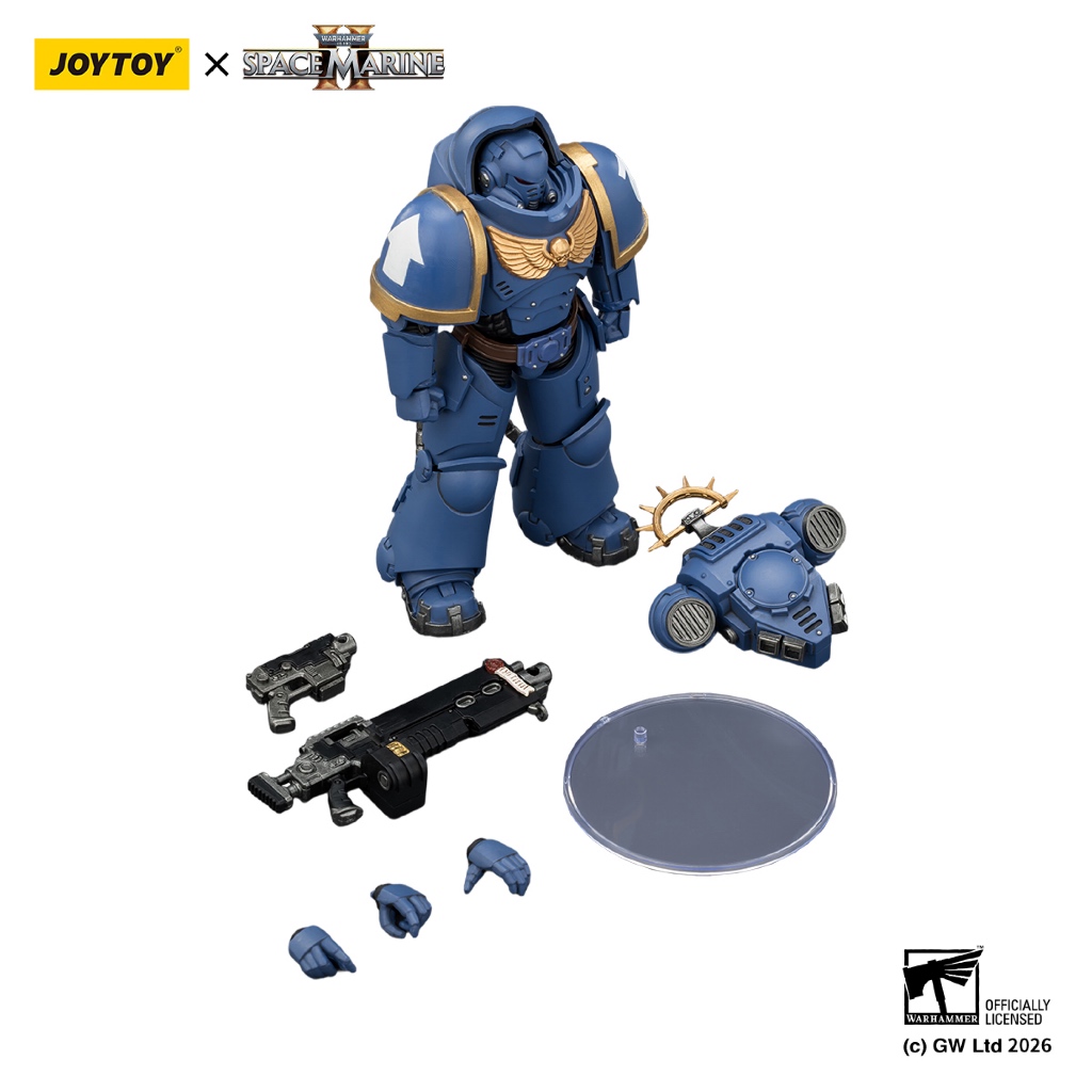 Game Edition Ultramarines Heavy Intercessor with Heavy Bolt Rifle and Bolt Pistol - view 6