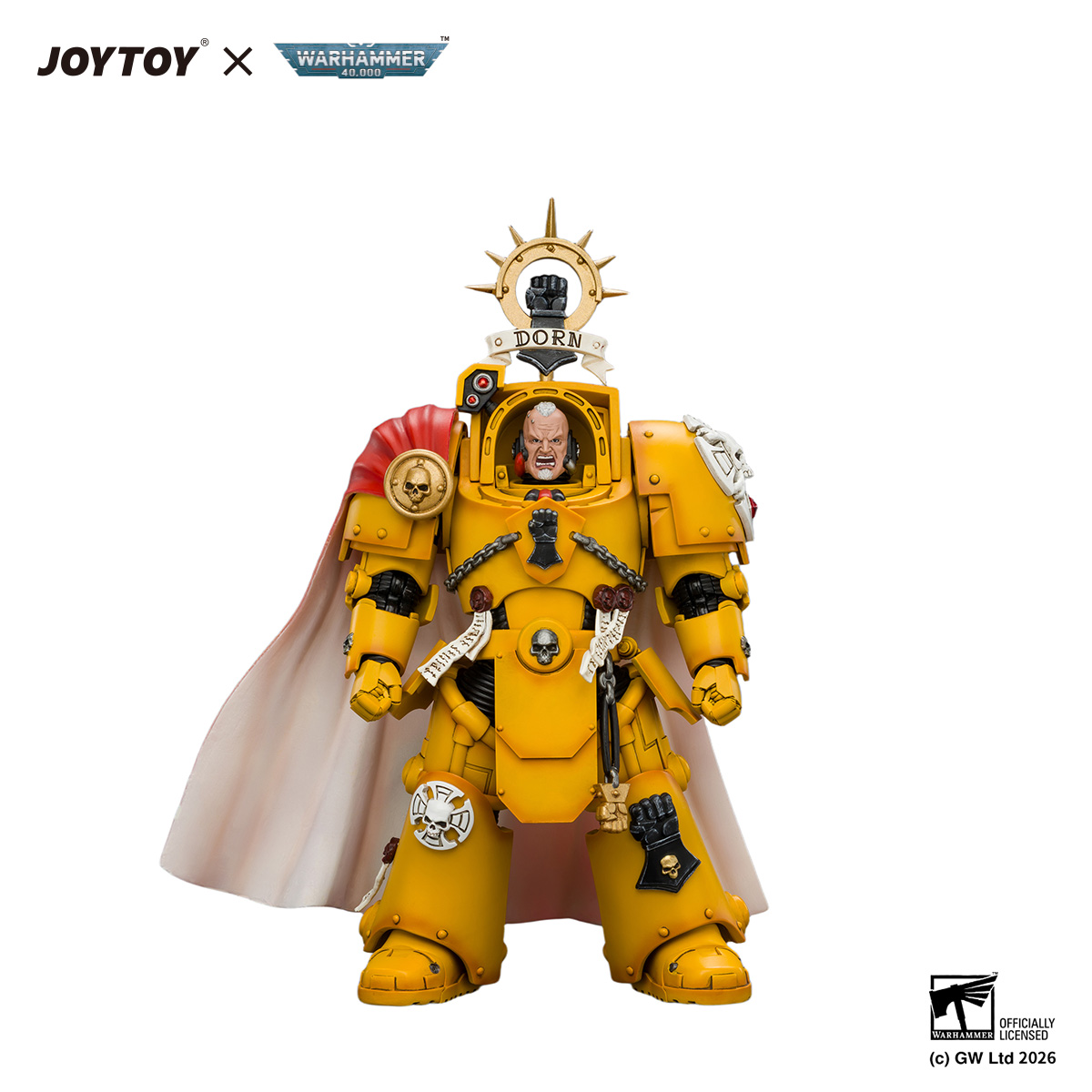 Imperial Fists Darnath Lysander with Thunder Hammer and Storm Shield - view 2