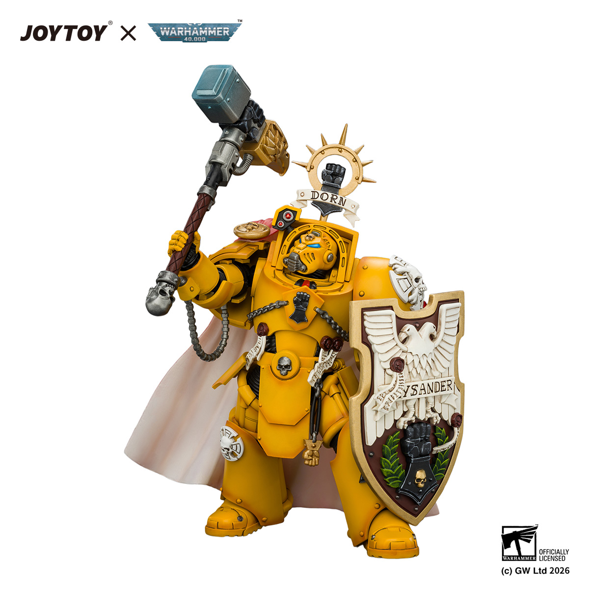 Imperial Fists Darnath Lysander with Thunder Hammer and Storm Shield - view 4