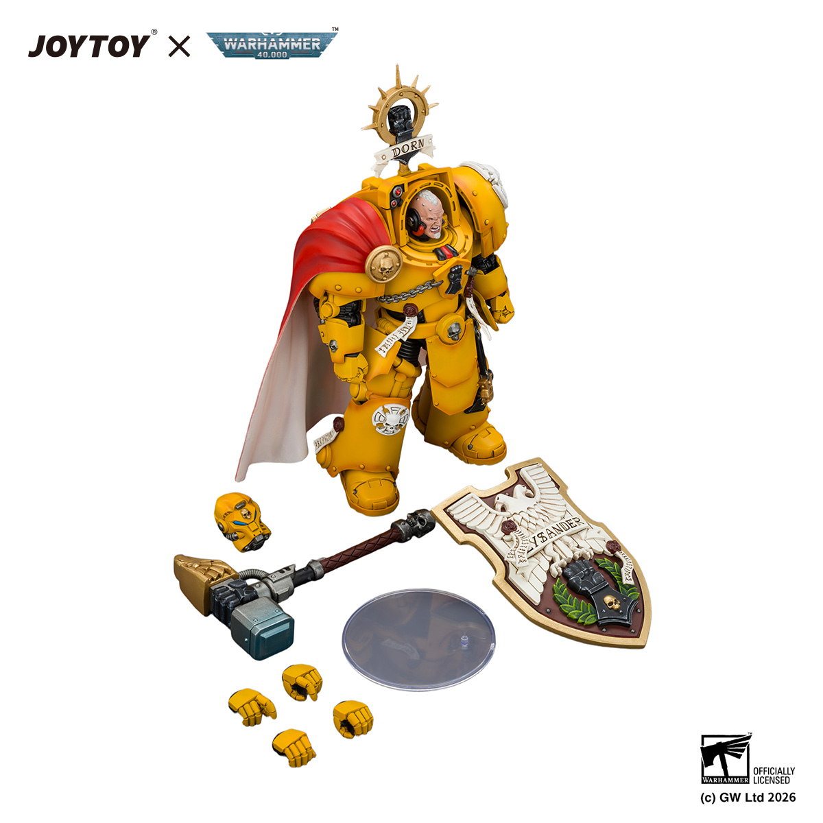 Imperial Fists Darnath Lysander with Thunder Hammer and Storm Shield - view 6
