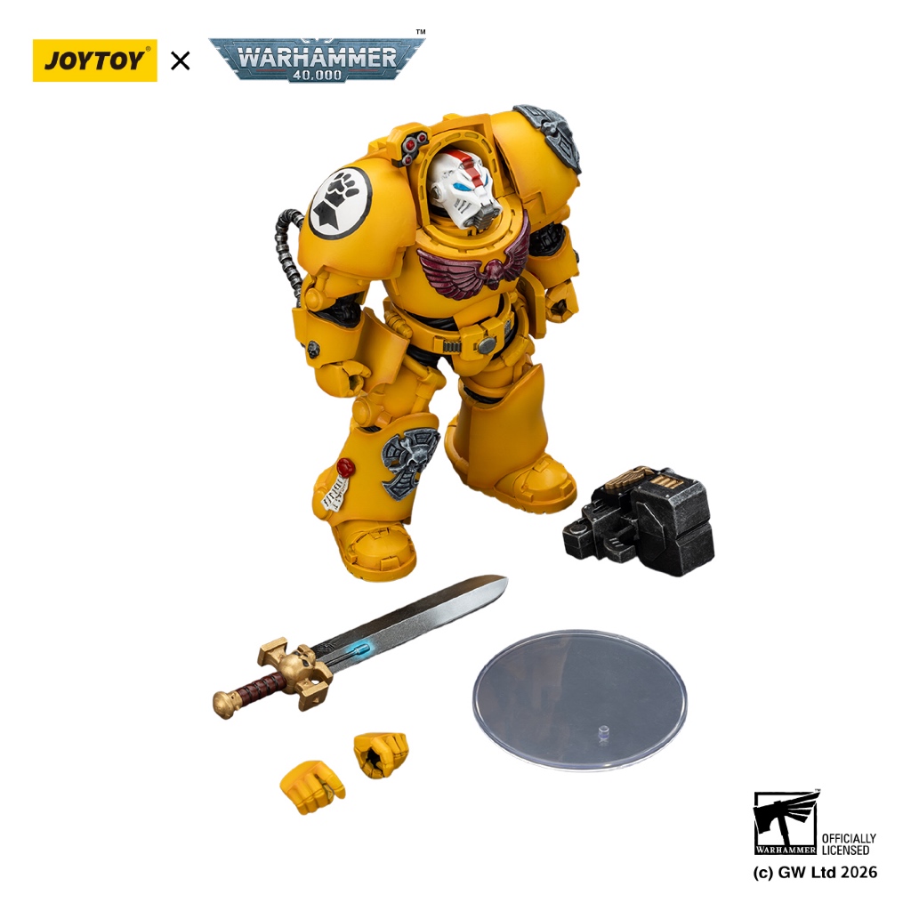 Imperial Fists Terminator 1 with Power Sword and Storm Bolter - view 6