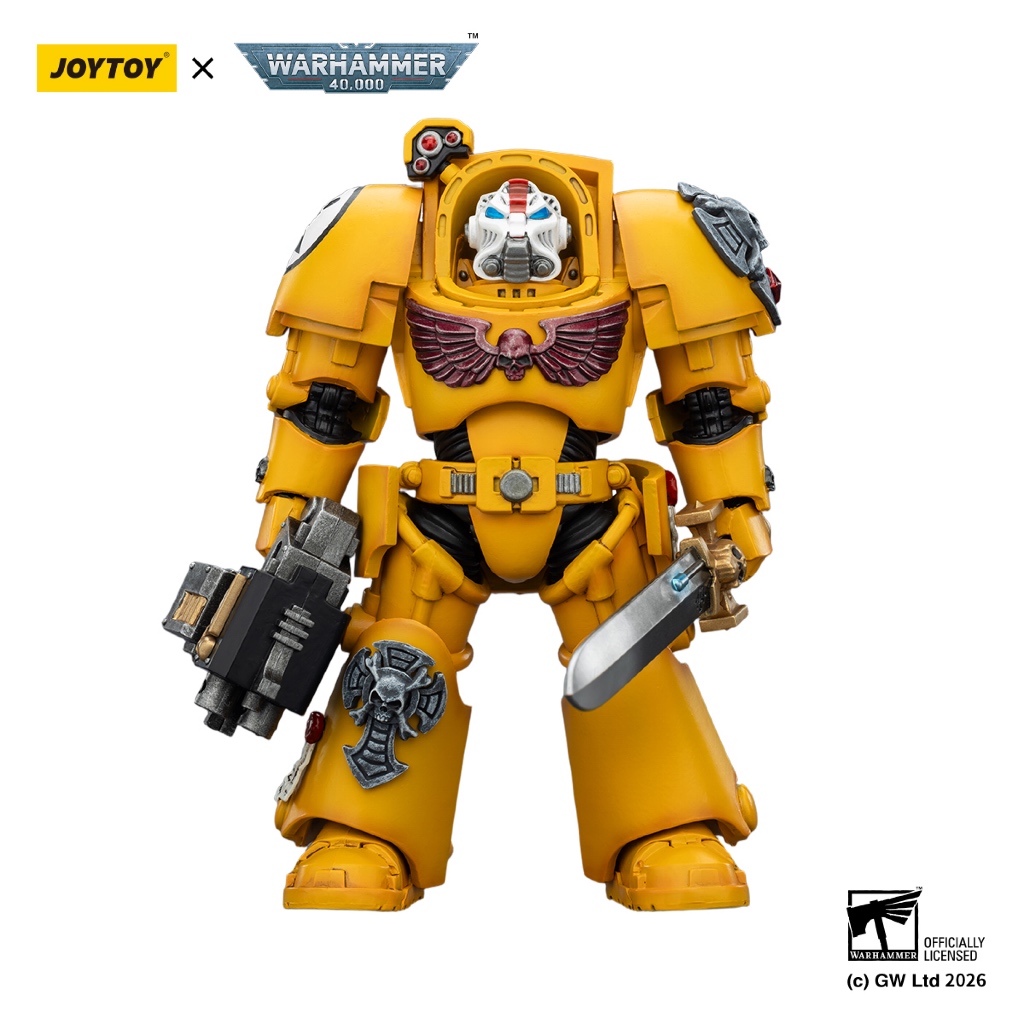 Imperial Fists Terminator 1 with Power Sword and Storm Bolter - view 2