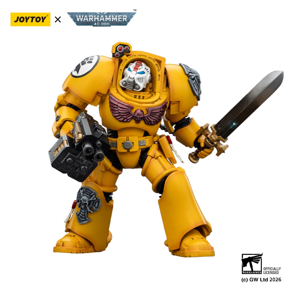 Imperial Fists Terminator 1 with Power Sword and Storm Bolter - view 4