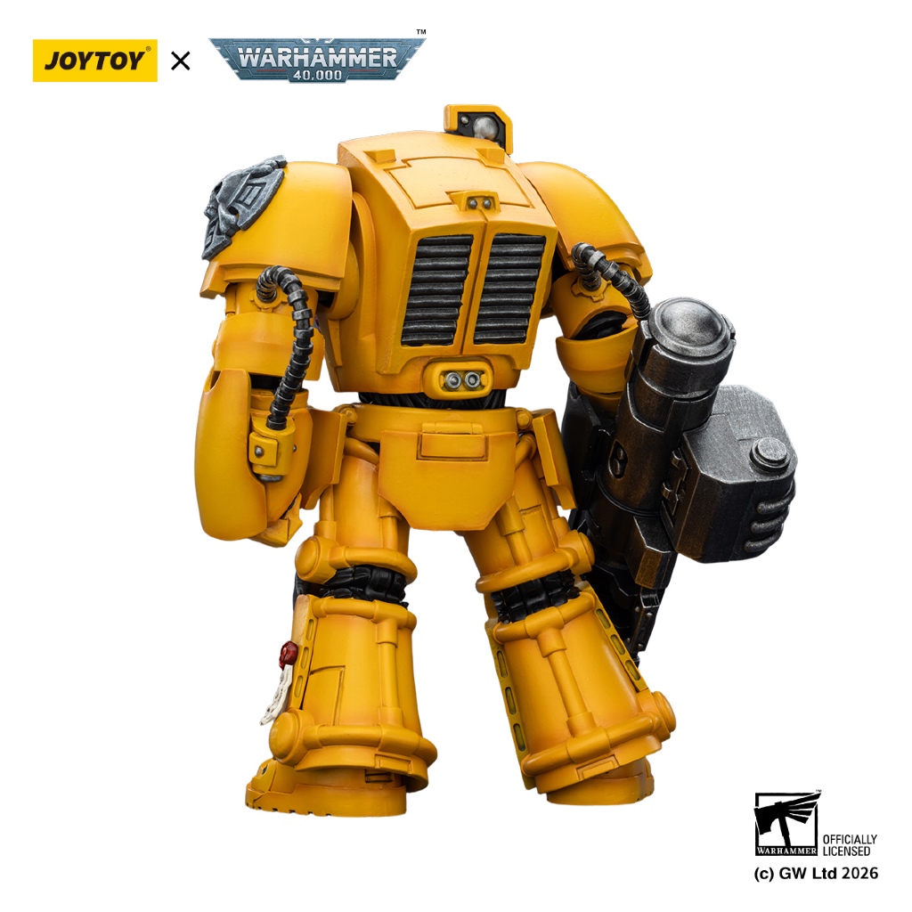 Imperial Fists Terminator 3 with Power Fist and Assault Cannon - view 3