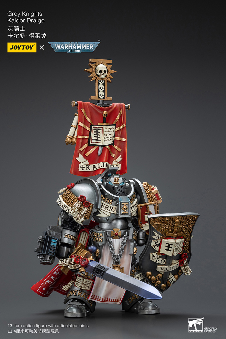 頑聚同樂會 JOYTOY Warhammer 戰鎚 40K 暗源灰騎士 卡爾多得萊戈 生日禮物 再版 JT00201 - 商品詳情 8
