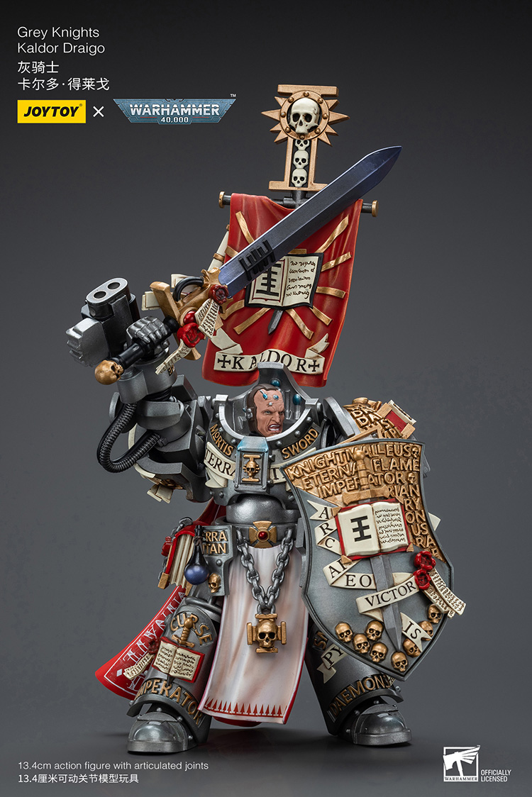 頑聚同樂會 JOYTOY Warhammer 戰鎚 40K 暗源灰騎士 卡爾多得萊戈 生日禮物 再版 JT00201 - 商品詳情 6