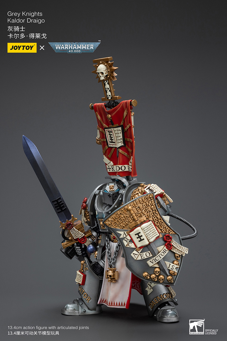 頑聚同樂會 JOYTOY Warhammer 戰鎚 40K 暗源灰騎士 卡爾多得萊戈 生日禮物 再版 JT00201 - 商品詳情 2