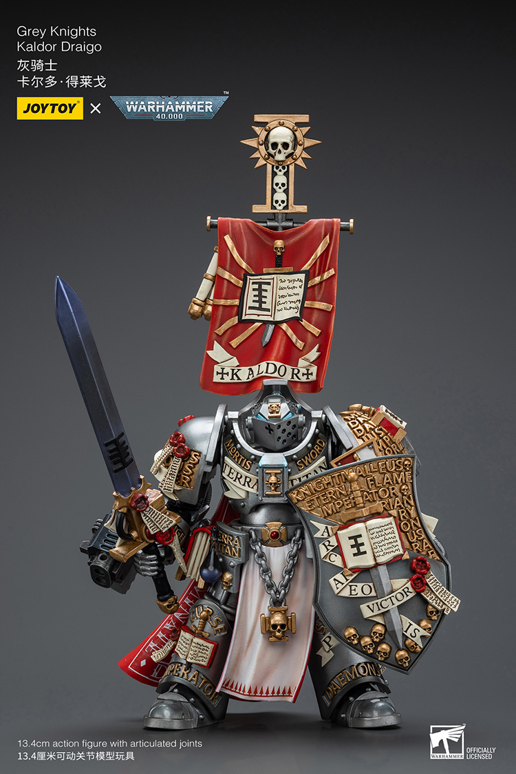 頑聚同樂會 JOYTOY Warhammer 戰鎚 40K 暗源灰騎士 卡爾多得萊戈 生日禮物 再版 JT00201 - 商品詳情 7