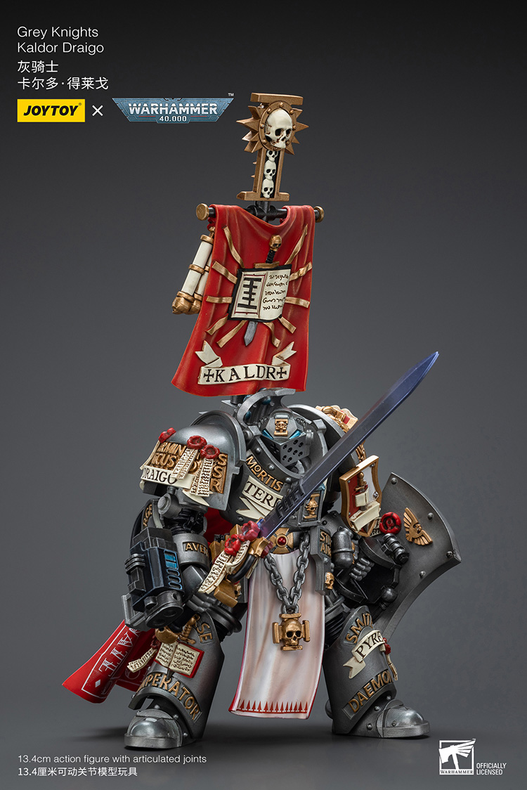 頑聚同樂會 JOYTOY Warhammer 戰鎚 40K 暗源灰騎士 卡爾多得萊戈 生日禮物 再版 JT00201 - 商品詳情 3