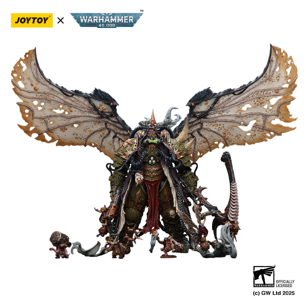 Mortarion， Daemon Primarch of Nurgle with Ancient weapons‘The Lantern' and ‘Silence' - view 3
