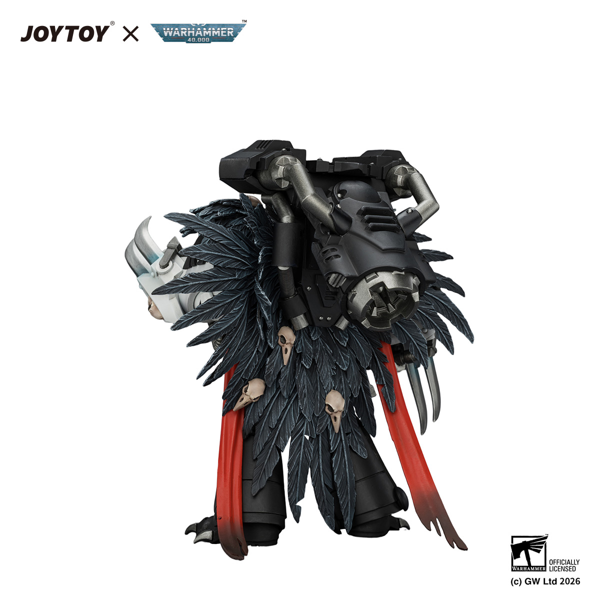 Raven Guard Chapter Master Aethon Shaan with Claws of Severax and Heavy Bolt Pistol - view 3