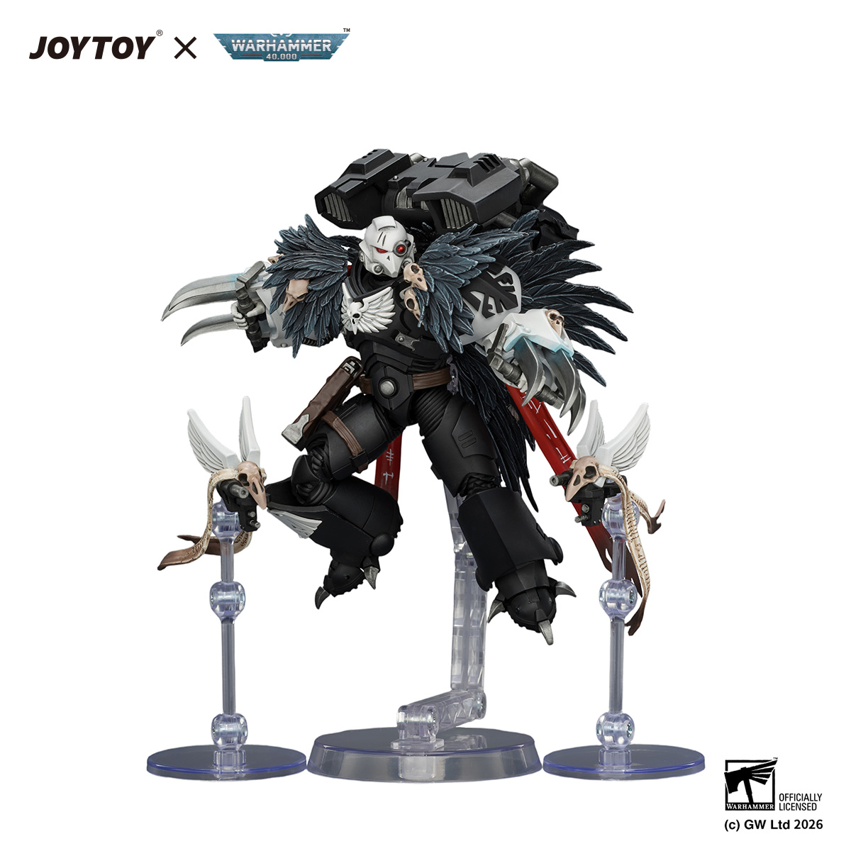 Raven Guard Chapter Master Aethon Shaan with Claws of Severax and Heavy Bolt Pistol - view 5
