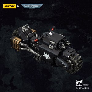Raven Guard Raider-pattern Combat Bike with twin-linked bolt rifles - Premium action figure - $0.00
