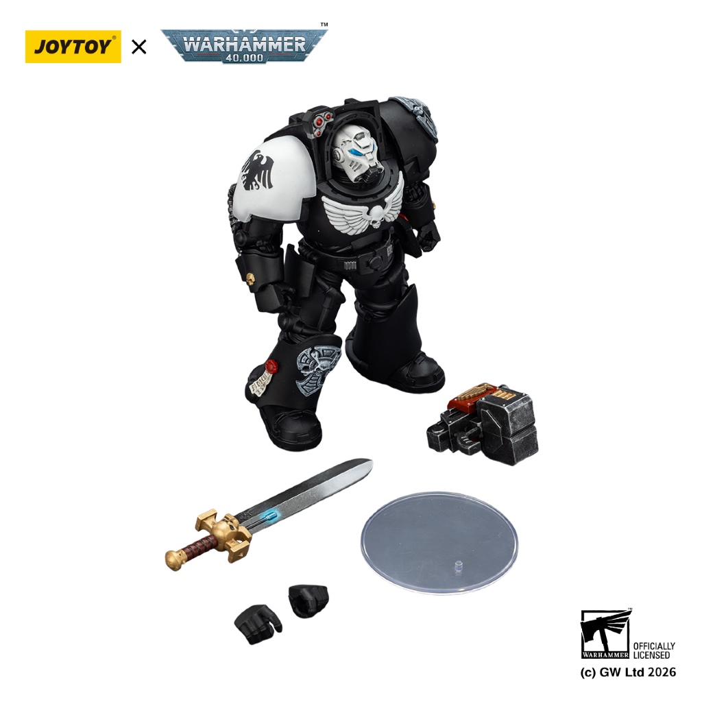 Raven Guard Terminator 1 with Power Sword and Storm Bolter - view 6