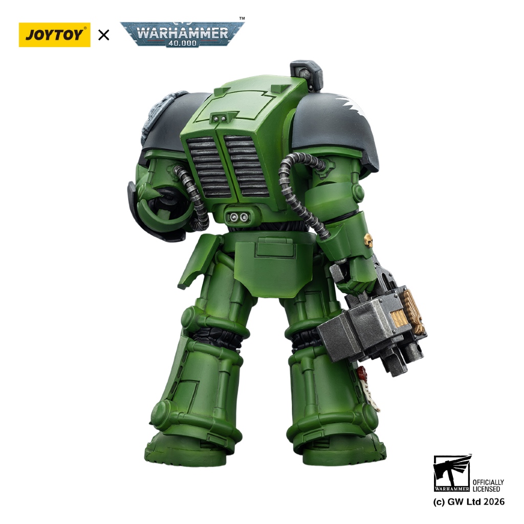 Salamanders Terminator 2 with Power Fist and Storm Bolter - view 3