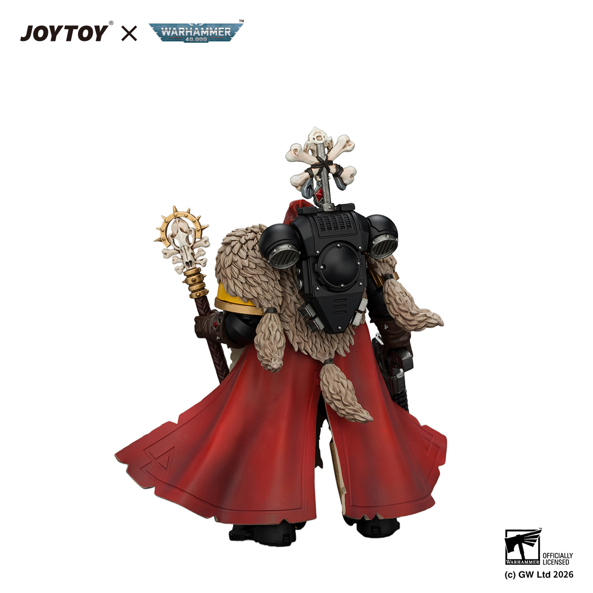 Space Wolves Wolf Priest with Absolvor Bolt Pistol and Crozius - view 3