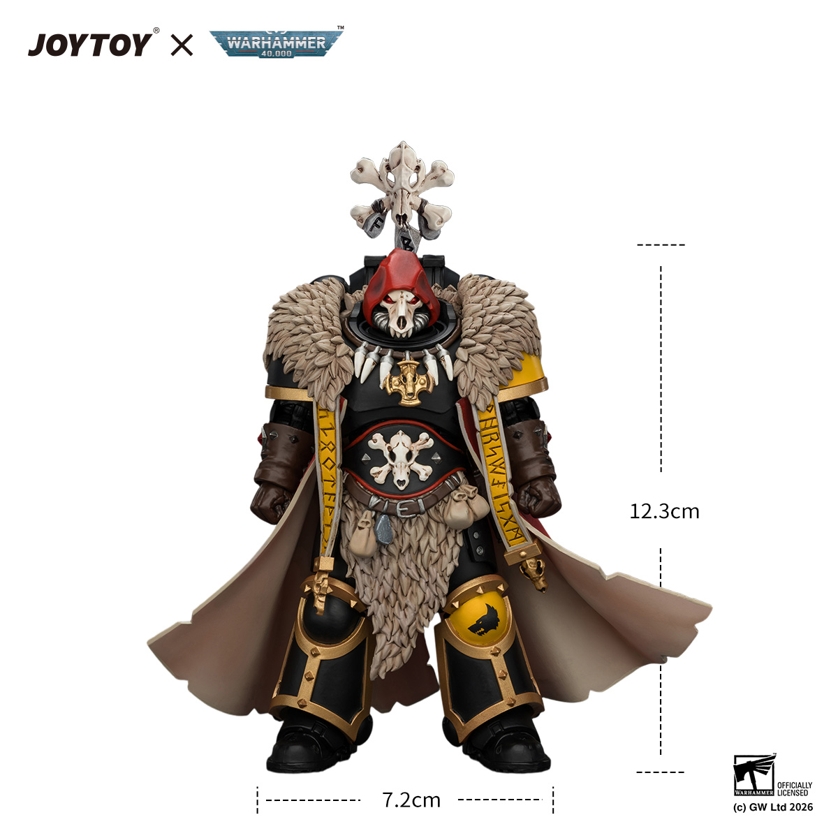 Space Wolves Wolf Priest with Absolvor Bolt Pistol and Crozius - view 7