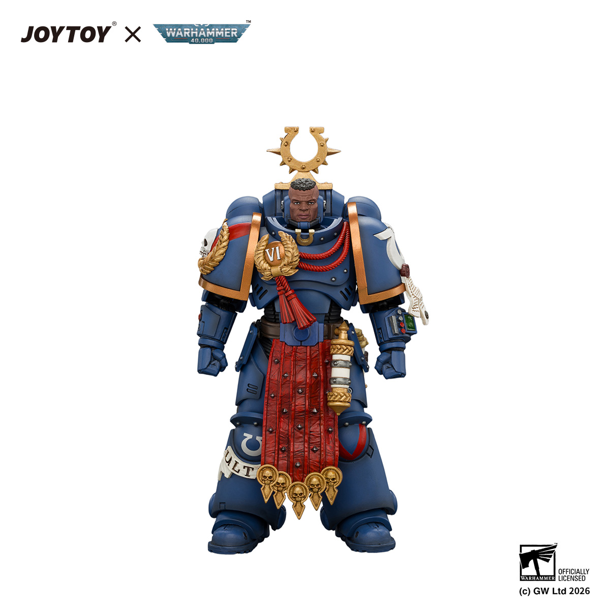 Ultramarines Ferren Areios with Thunder Hammer and Bolt Pistol - view 2