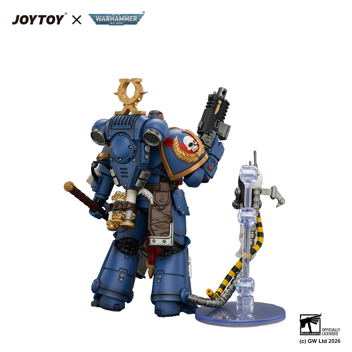 Ultramarines Ferren Areios with Thunder Hammer and Bolt Pistol - view 3