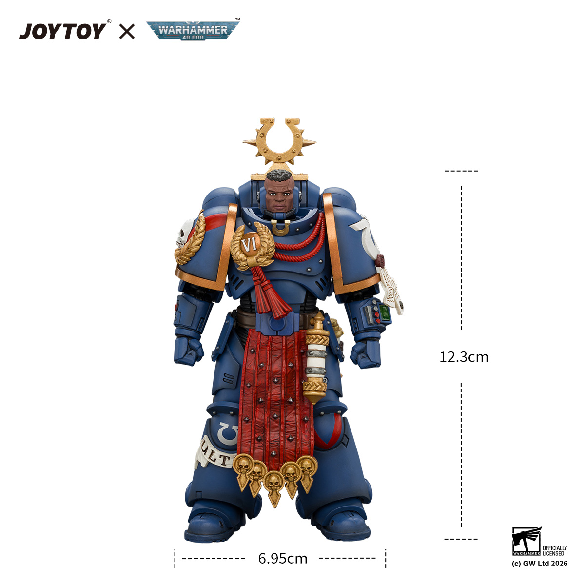 Ultramarines Ferren Areios with Thunder Hammer and Bolt Pistol - view 7