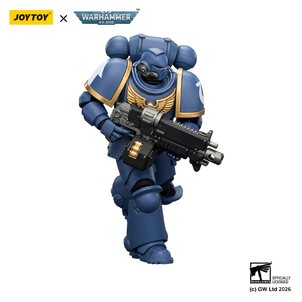 Ultramarines Intercessor with Bolt Rifle, Bolt Pistol and Chainsword - view 6