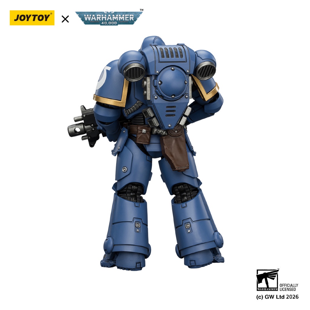 Ultramarines Intercessor with Bolt Rifle, Bolt Pistol and Chainsword - view 4