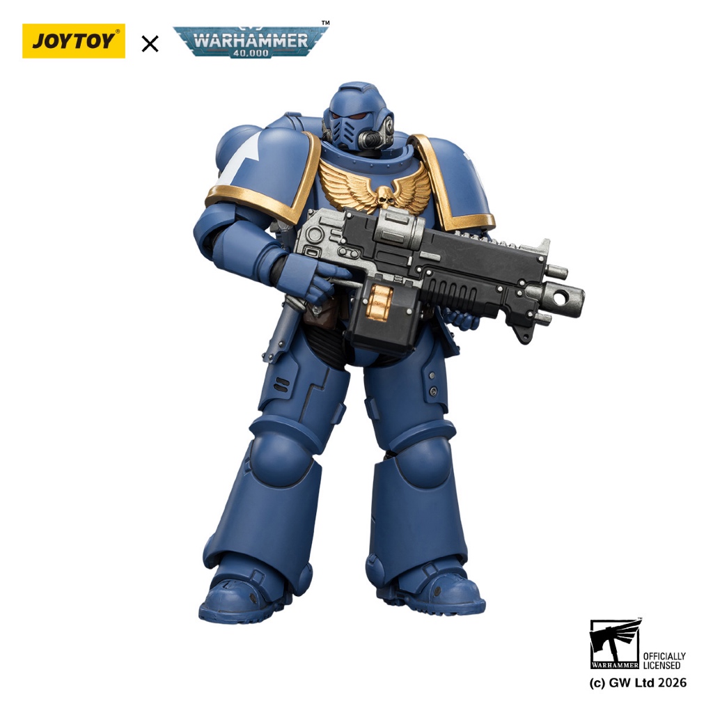 Ultramarines Intercessor with Bolt Rifle, Bolt Pistol and Chainsword - view 5