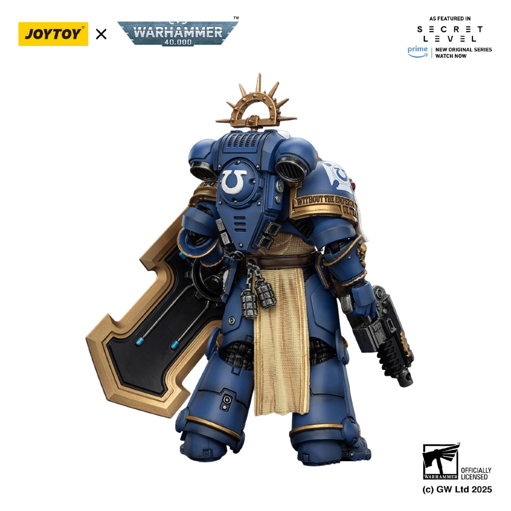 Ultramarines Levantus with Power Sword, Stormshield and Bolt Pistol - view 4