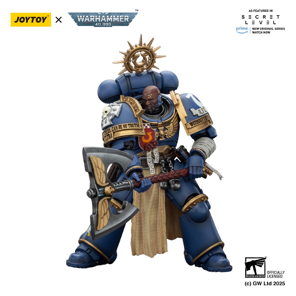 Ultramarines Metaurus with Power Axe, Stormshield and Plasma Pistol - view 5