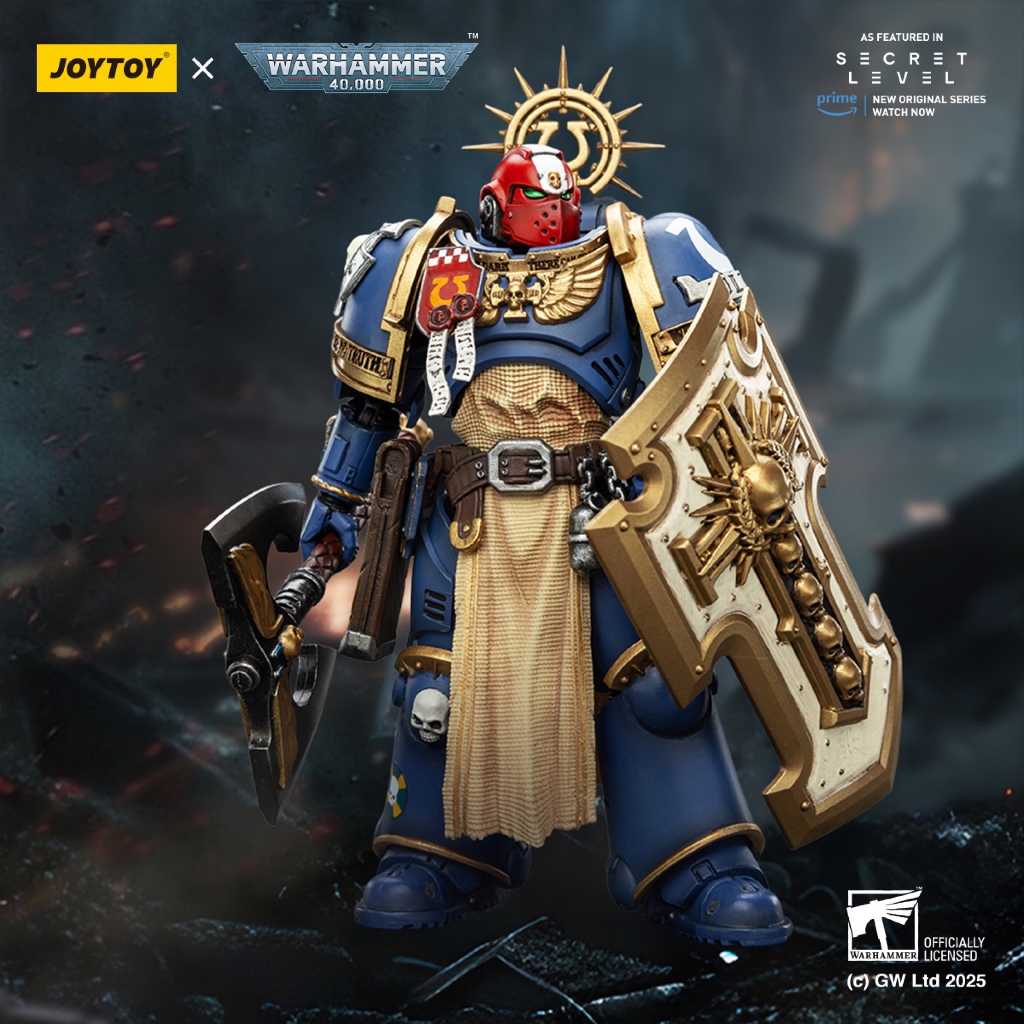 Ultramarines Metaurus with Power Axe, Stormshield and Plasma Pistol - main product image