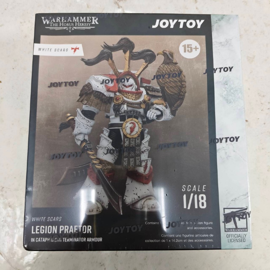 White Scars Legion Praetor in Cataphractii Terminator Armour with Cyber Hawk, Chogorian sword and combi-melta - main product image