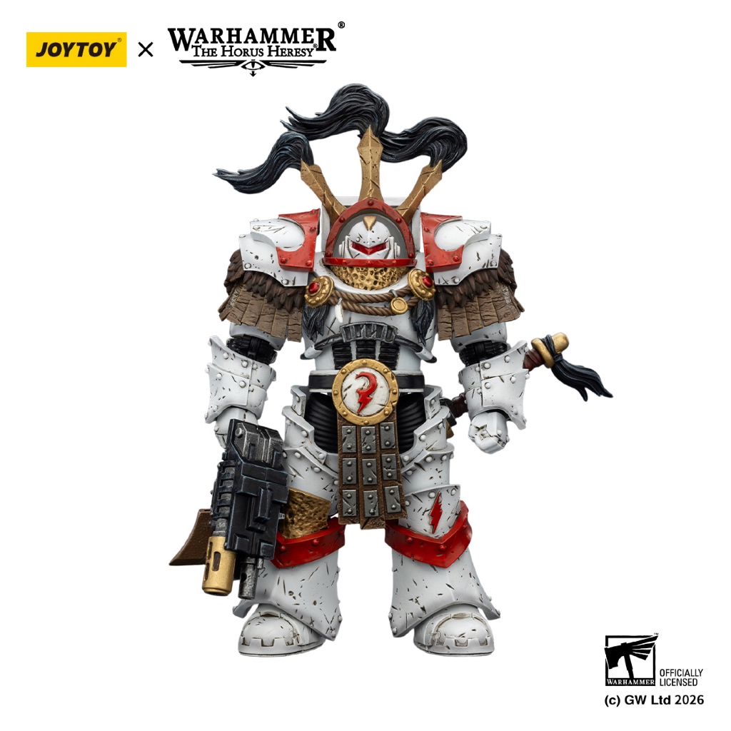 White Scars Legion Praetor in Cataphractii Terminator Armour with Cyber Hawk, Chogorian sword and combi-melta - view 3