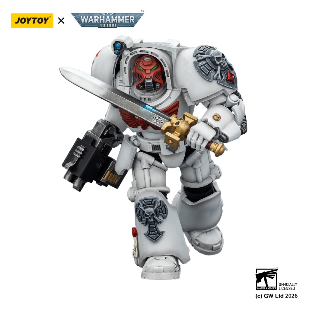 White Scars Terminator 1 with Power Sword and Storm Bolter - view 4
