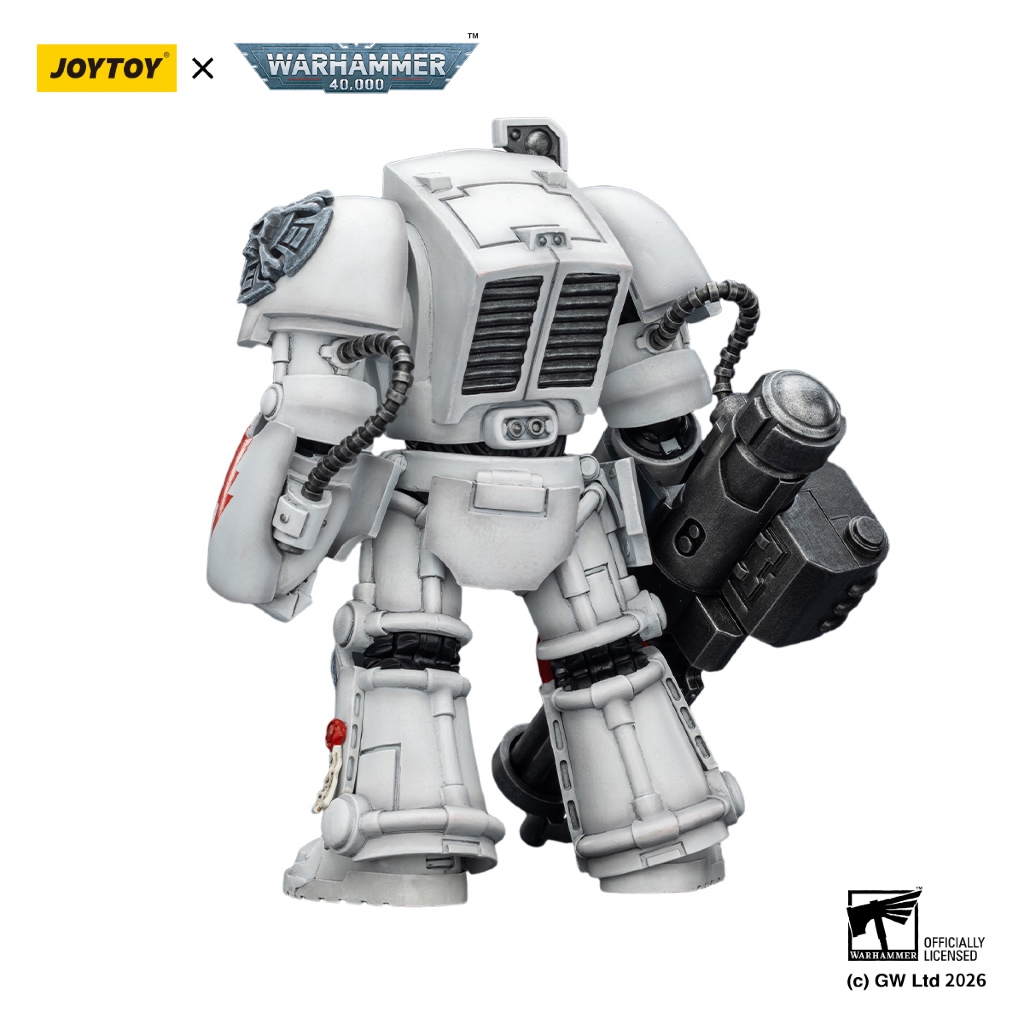 White Scars Terminator 3 with Power Fist and Assault Cannon - view 3