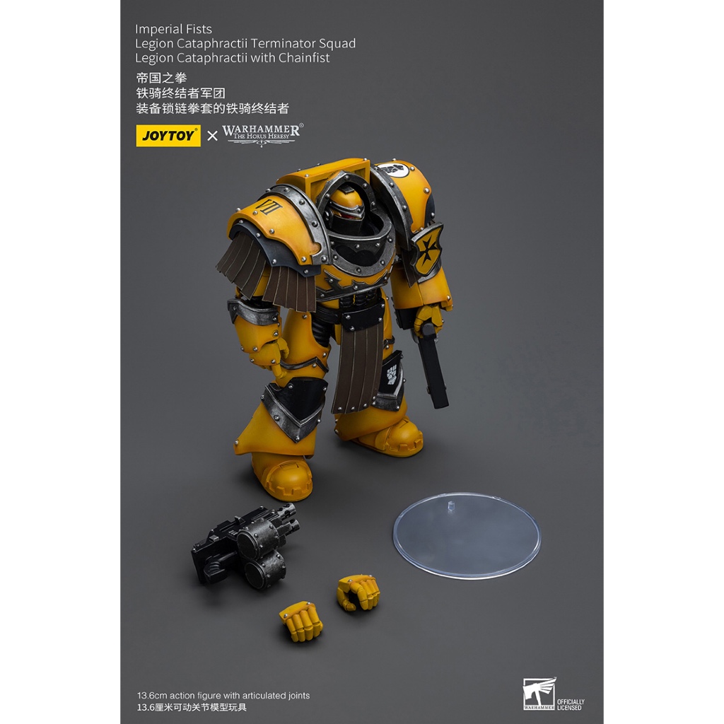 Imperial Fists Legion Cataphractii Terminator Squad Legion Cataphractii with Chainfist - view 2
