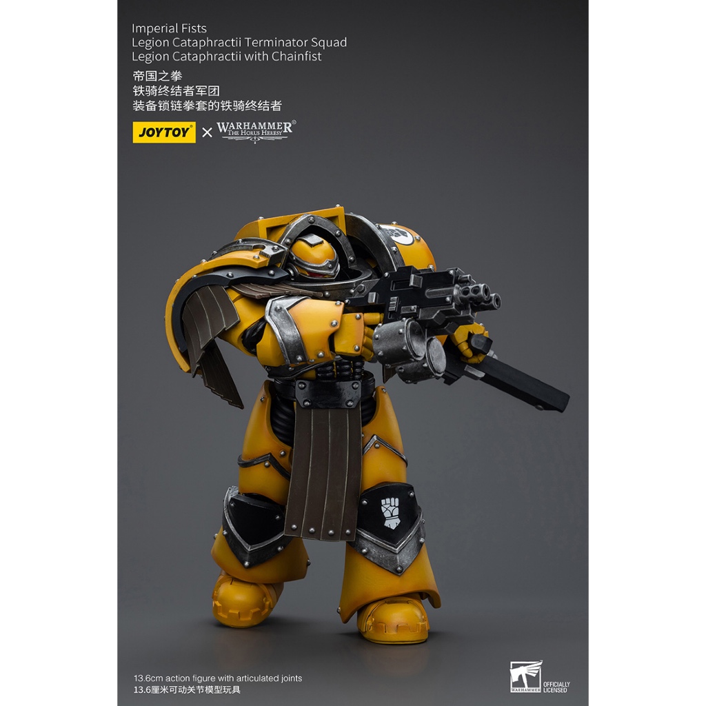 Imperial Fists Legion Cataphractii Terminator Squad Legion Cataphractii with Chainfist - view 4