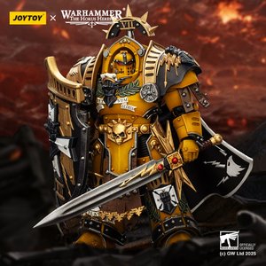 Imperial Fists Legion Praetor in Tartaros Terminator Armour with Power Sword and Vigil Storm Shield - Premium action figure - $0.00