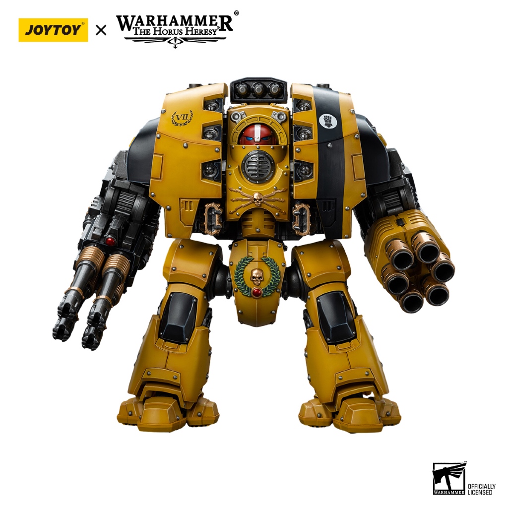 Imperial Fists Leviathan Dreadnought with Cyclonic Melta Lance and Storm Cannon - view 2