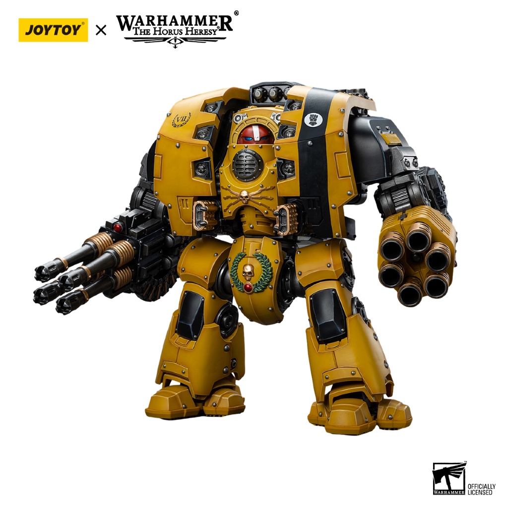 Imperial Fists Leviathan Dreadnought with Cyclonic Melta Lance and Storm Cannon - view 4