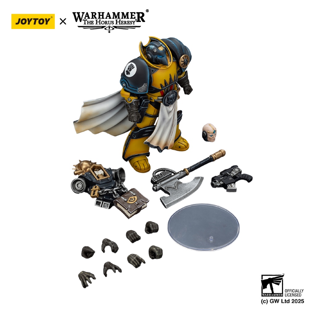 Imperial Fists Librarian Consul with Force Axe and Bolt Pistol - view 6