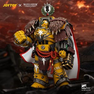 Imperial Fists Lord Castellan Evander Garrius, The Tyrant of Cthonia with the Subjugator and Incineratus - Premium action figure - $0.00
