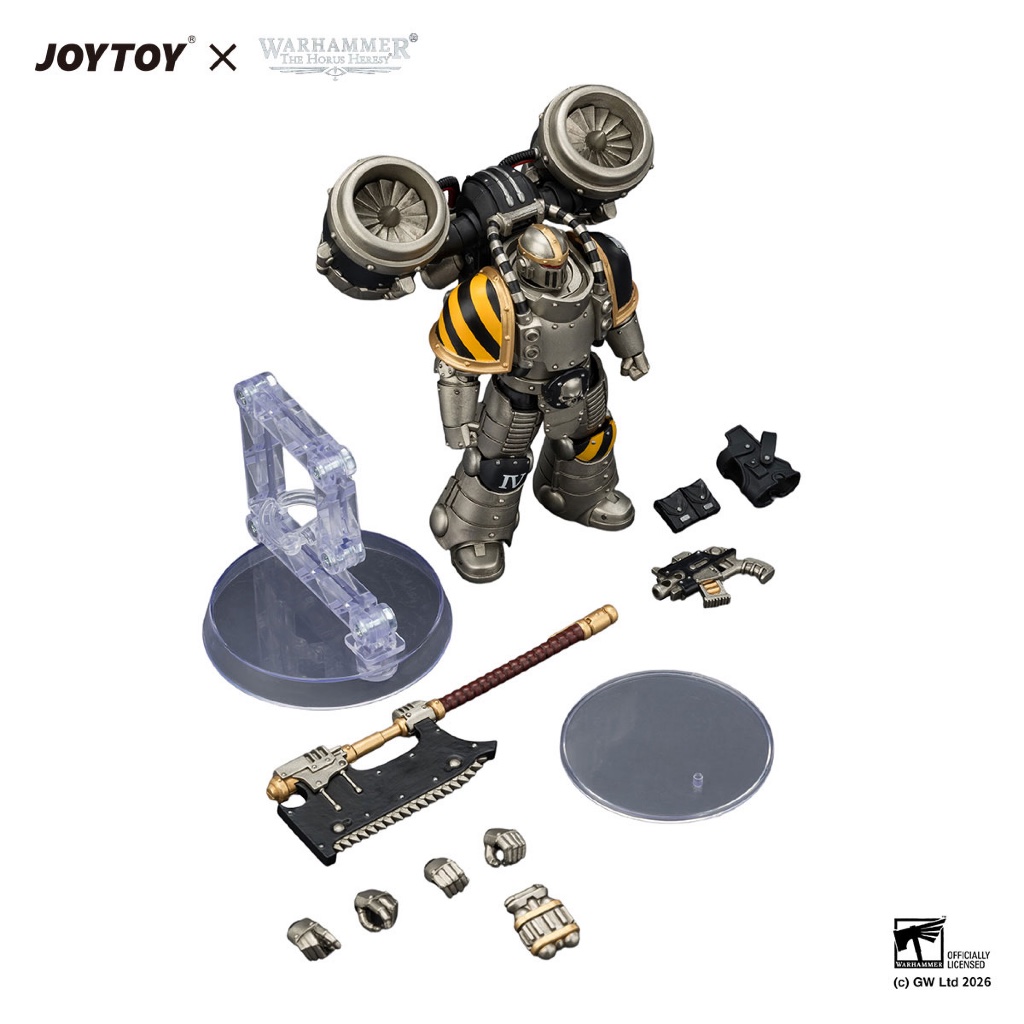 Iron Warriors MkII Assault Legionary2 with Bolt pistol & Heavy chain axe - view 6