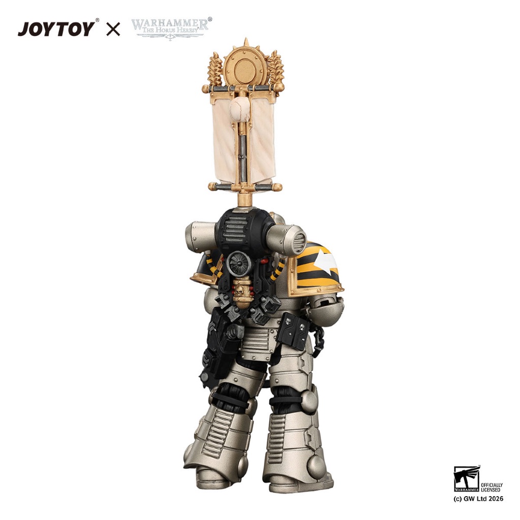 Iron Warriors MkII Legionary1 with Vexilla, Bolter and Bolt Pistol - view 3