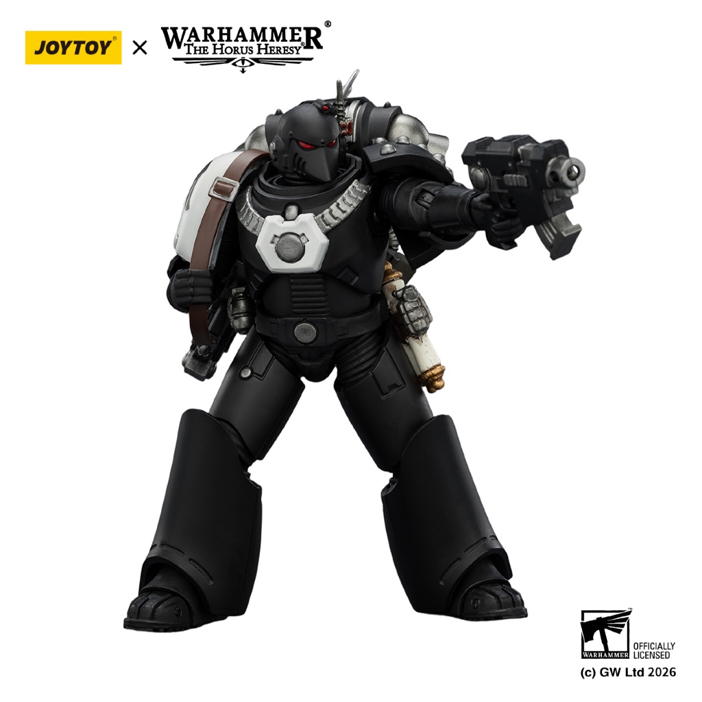 Raven Guard MkVI Tactical Sergeant with Power Sword, Bolter and Plasma Pistol - view 5
