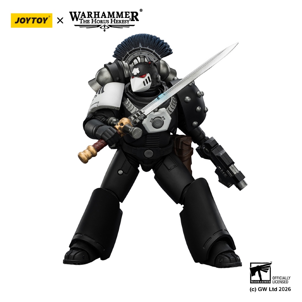 Raven Guard MkVI Tactical Sergeant with Power Sword, Bolter and Plasma Pistol - view 4