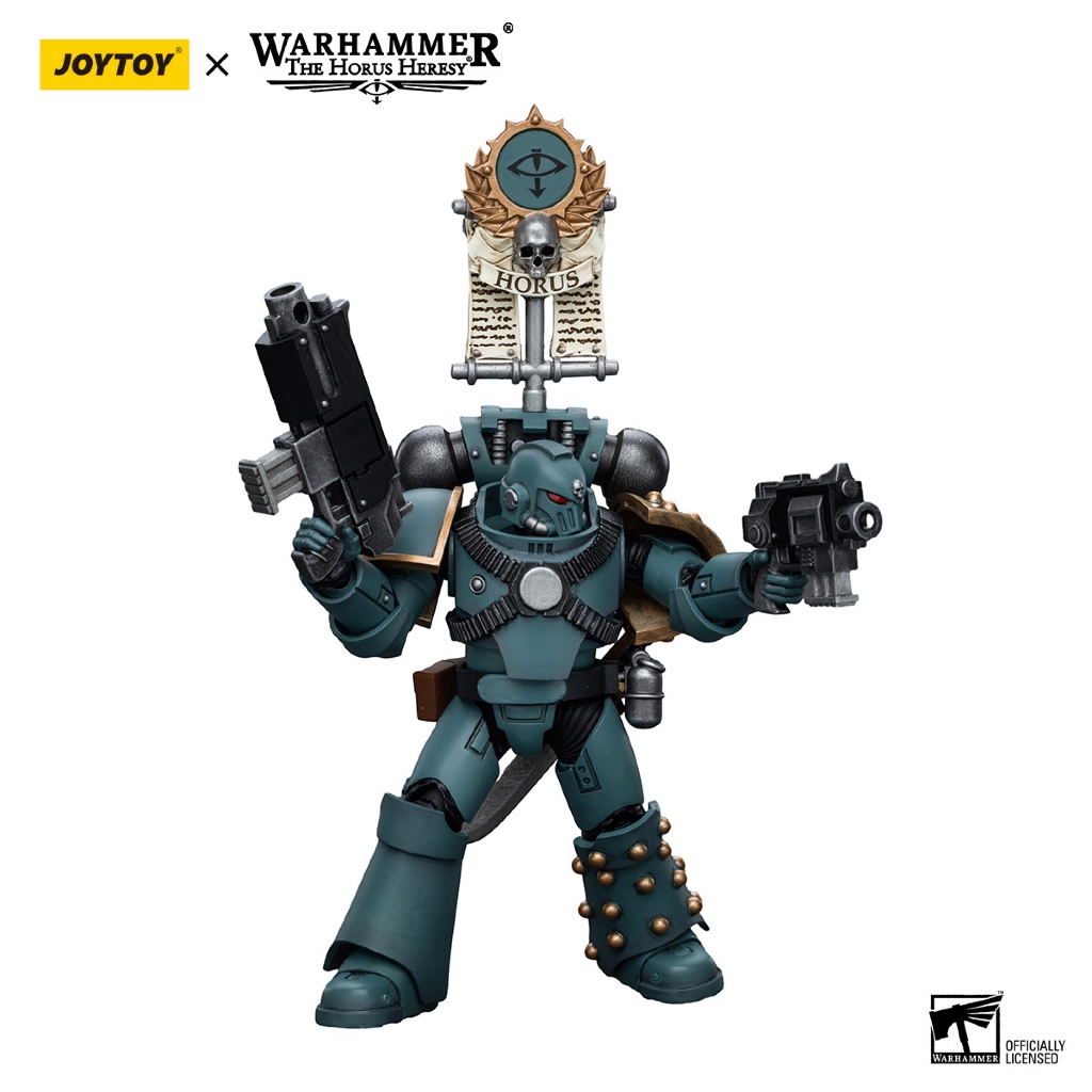 Sons of Horus MKIV Tactical Squad Legionary with Legion Vexilla - view 3