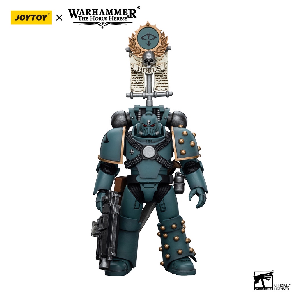 Sons of Horus MKIV Tactical Squad Legionary with Legion Vexilla - view 4